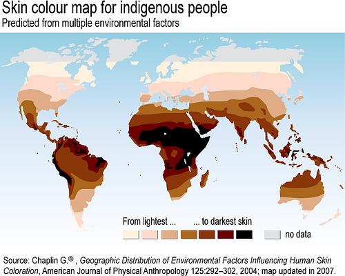 skin color map