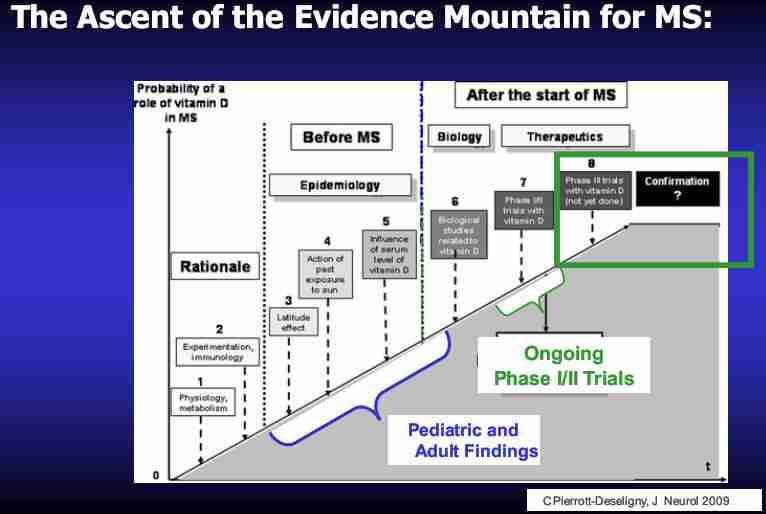 MS mountain of evidence
