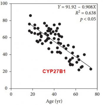 CYP27B1 Age