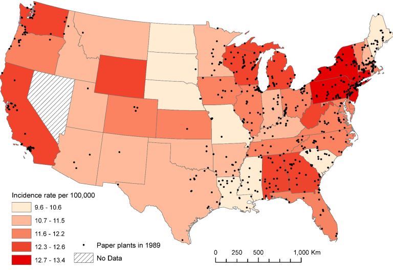 Ovarian Cancer Increased Risk Near Pulp Mills Air Or Water Pollution July 18 Vitamindwiki