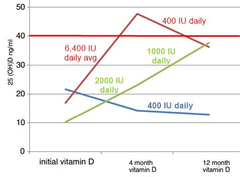 4000 Iu Of Vitamin D Daily Is Safe But Takes A Year To